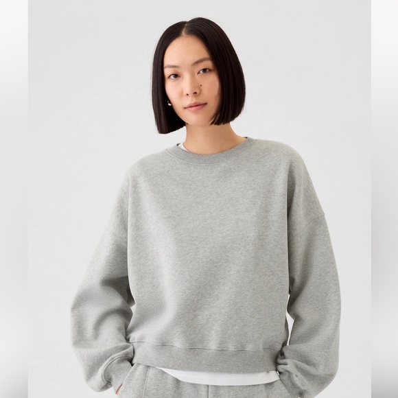 GAP VintageSoft Wedge Crewneck Sweatshirt - Picture 1 of 6